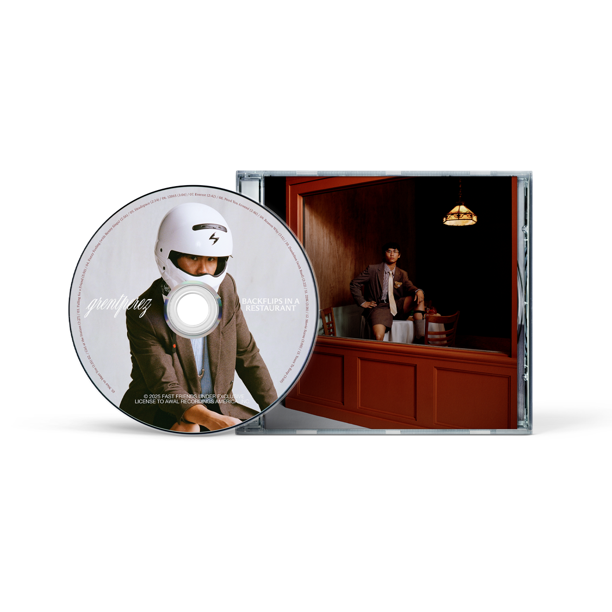 BACKFLIPS IN A RESTAURANT - CD – grentperez merch BACKFLIPS IN A RESTAURANT - CD – grentperez merch