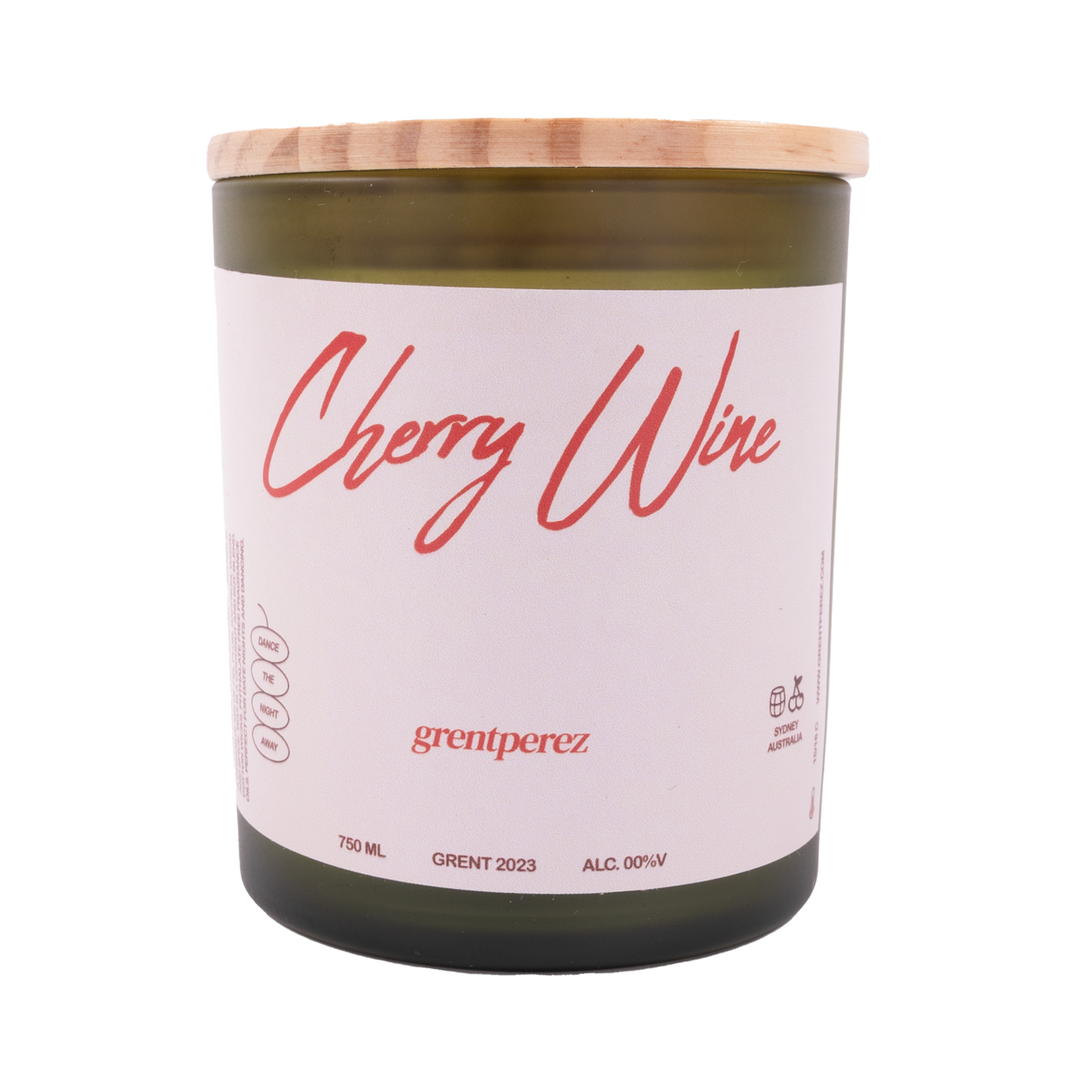 CHERRY WINE ANNIVERSARY CANDLE