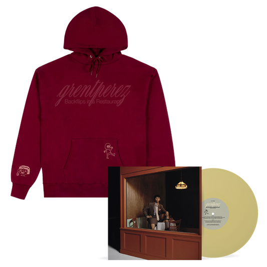 Backflips Hoodie + BACKFLIPS IN A RESTAURANT Vinyl Fan Pack